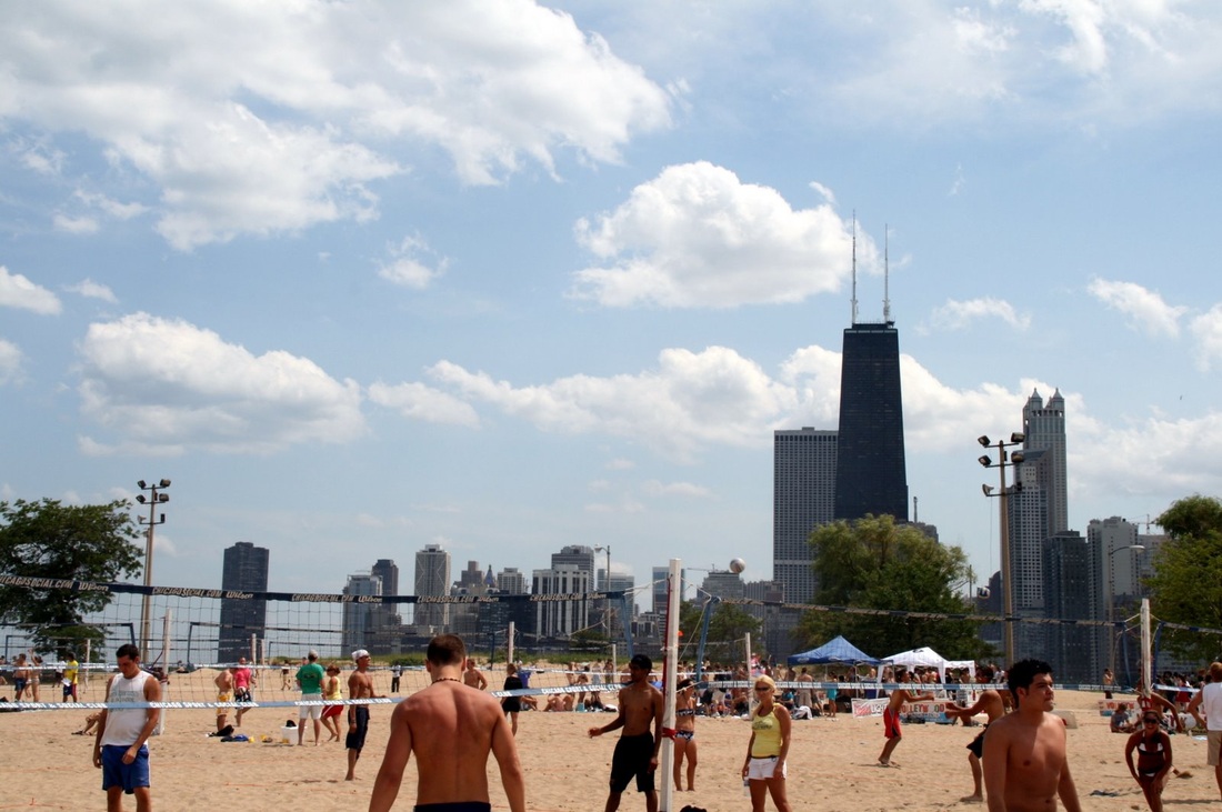 North Avenue Beach in Chicago - Beachside for Bums and Athletes